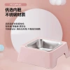 Pet stainless steel dog bowl, round stainless steel pet bowl, food bowl, cat bowl, dog bowl, pet bowl, stainless steel single bowl details Picture
